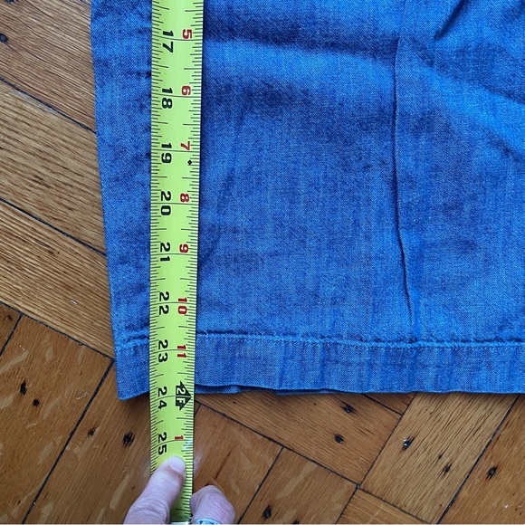 J. Crew Cotton/Linen Blend Cropped Culottes - Picture 7 of 10
